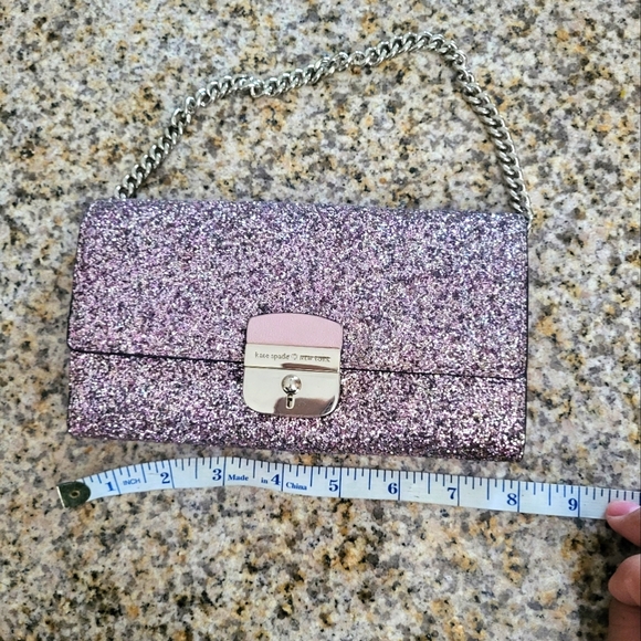 Kate spade pink glitter shoulder bag - Picture 1 of 4